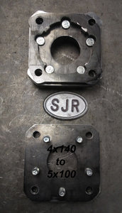 4 x 140 to 5 x 100  Wheel Adapters set of 4   SJR