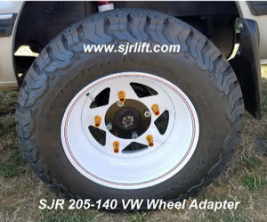 Subaru Wheel Adapter  VW Big5  205 x 5  to 140 x 4 older Subaru  | SJR